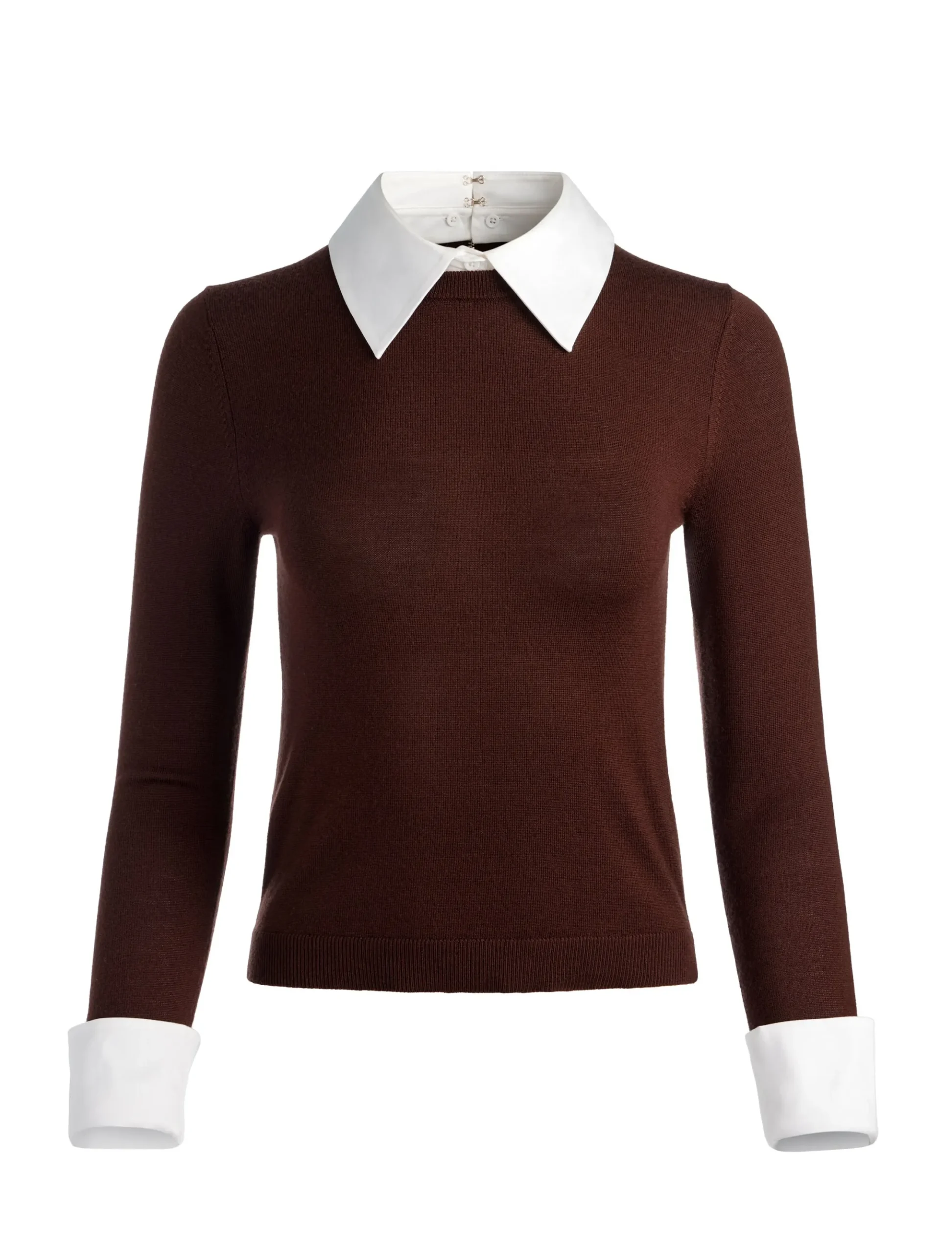 Alice and Olivia PORLA COLLARED SWEATER