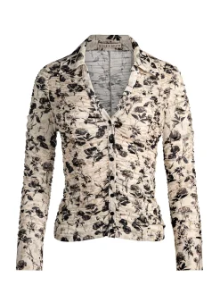 Alice and Olivia PORTIA MESH BUTTON DOWN