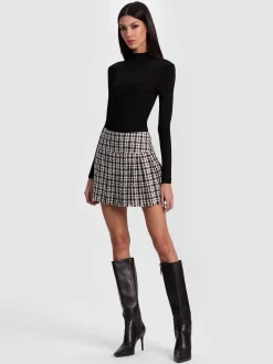 Alice and Olivia ROBERTA RIBBED TURTLENECK