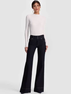 Alice and Olivia ROBERTA RIBBED TURTLENECK