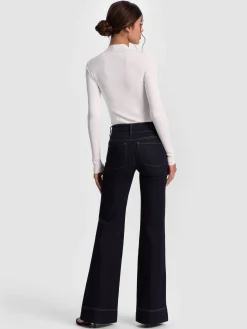 Alice and Olivia ROBERTA RIBBED TURTLENECK