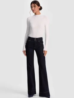 Alice and Olivia ROBERTA RIBBED TURTLENECK