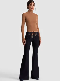 Alice and Olivia ROBERTA RIBBED TURTLENECK