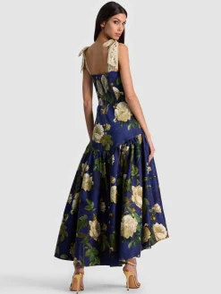 Alice and Olivia ROSALEE MIDI DRESS