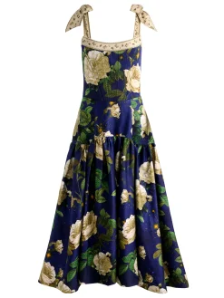 Alice and Olivia ROSALEE MIDI DRESS