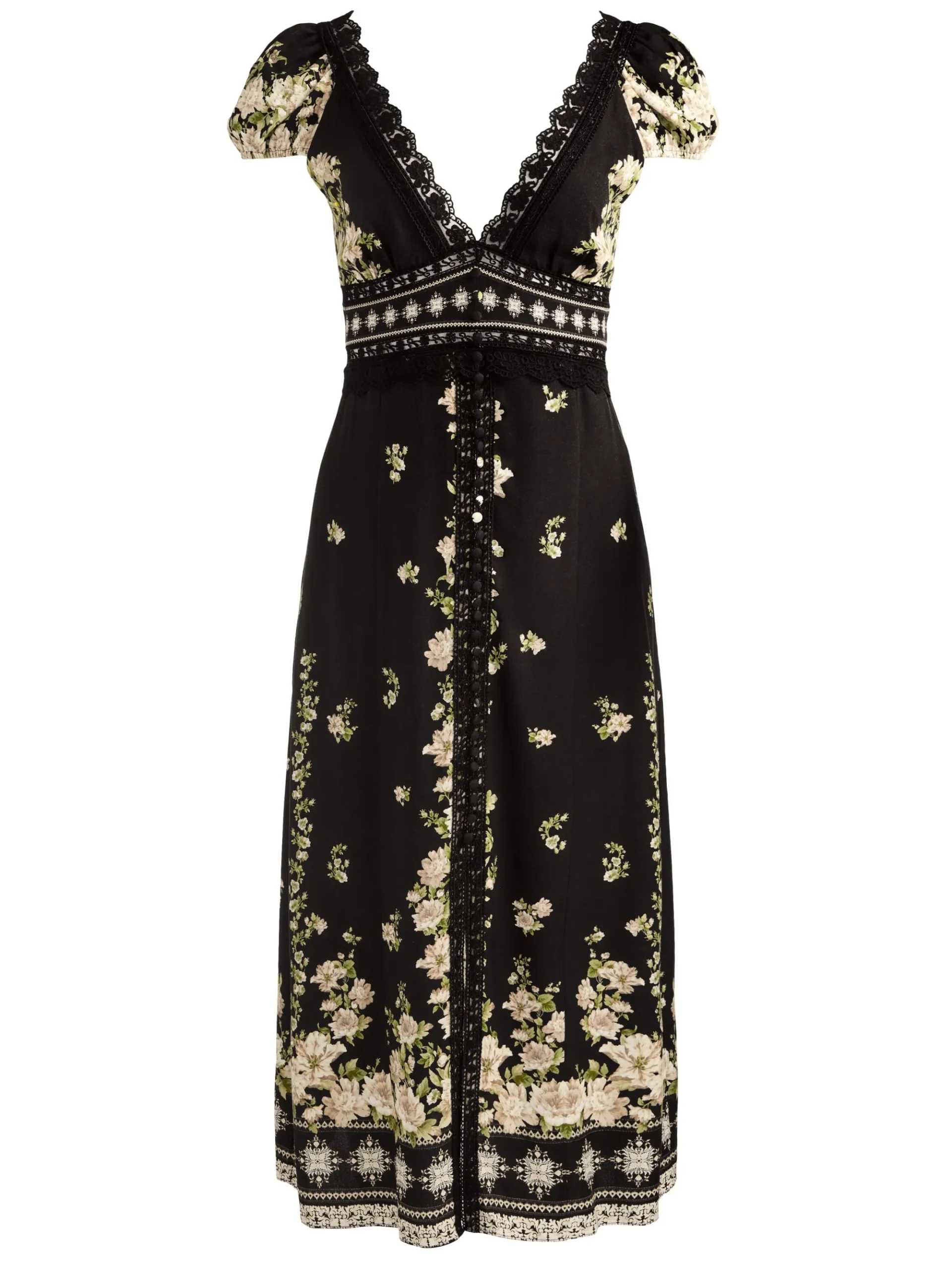 Alice and Olivia ROSE MIDI DRESS