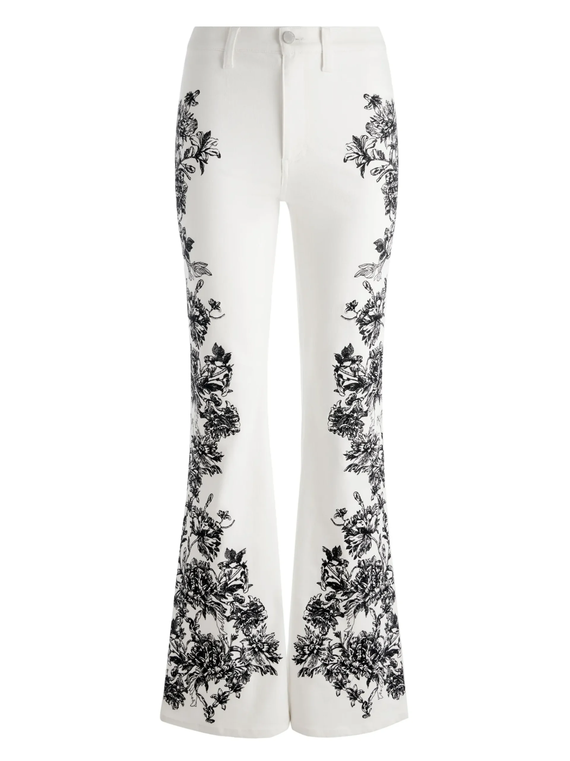 Alice and Olivia SB EMBROIDERED JEAN