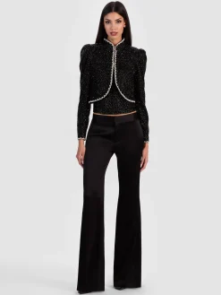 Alice and Olivia SHANE WIDE LEG PANT
