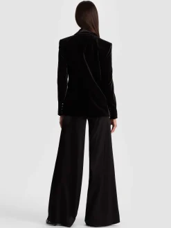 Alice and Olivia SILAS VELVET BLAZER