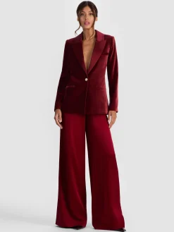 Alice and Olivia SILAS VELVET BLAZER