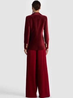 Alice and Olivia SILAS VELVET BLAZER