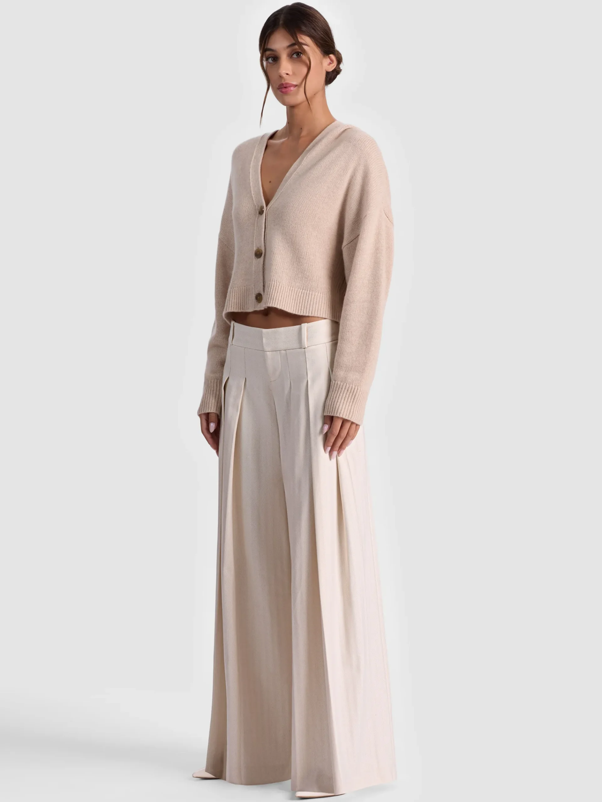 Alice and Olivia SIMON PLEATED TROUSER