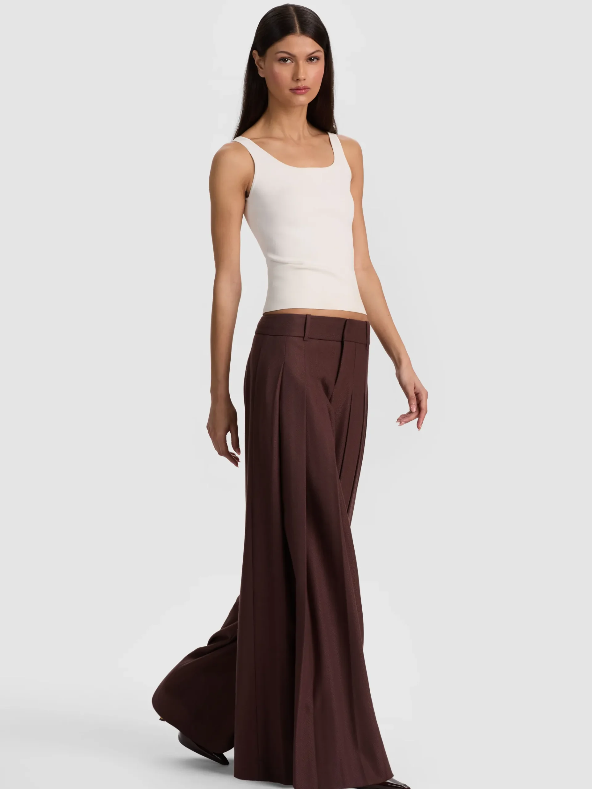 Alice and Olivia SIMON PLEATED TROUSER