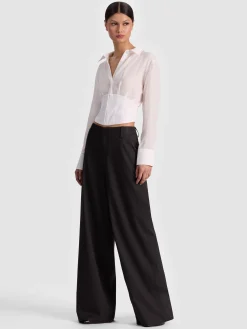 Alice and Olivia STU BAGGY PANT