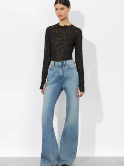 Alice and Olivia TAEYN LACE BODYSUIT