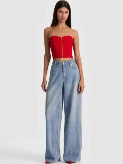 Alice and Olivia TASHA ZIP FRONT CORSET