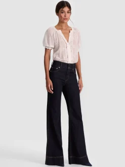 Alice and Olivia THALIA BUTTON DOWN BLOUSE