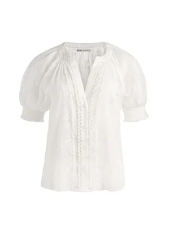 Alice and Olivia THALIA BUTTON DOWN BLOUSE