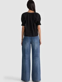 Alice and Olivia THALIA BUTTON DOWN BLOUSE