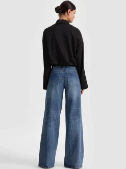 Alice and Olivia TOBIE CINCHED BUTTON DOWN