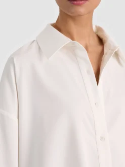 Alice and Olivia TOBIE CINCHED BUTTON DOWN