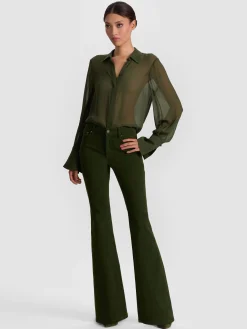 Alice and Olivia TURNER BUTTON DOWN