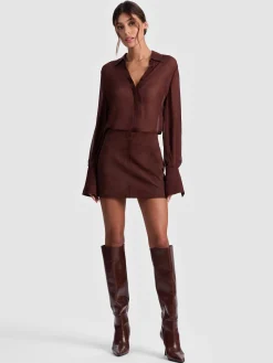 Alice and Olivia TURNER BUTTON DOWN