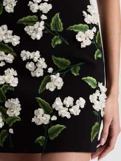 Alice and Olivia VELIA EMBELLISHED MINI GOWN