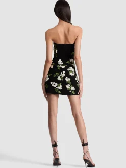 Alice and Olivia VELIA EMBELLISHED MINI GOWN