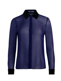 Alice and Olivia WILLA COMBO BLOUSE