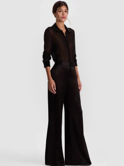 Alice and Olivia WILLA COMBO BLOUSE