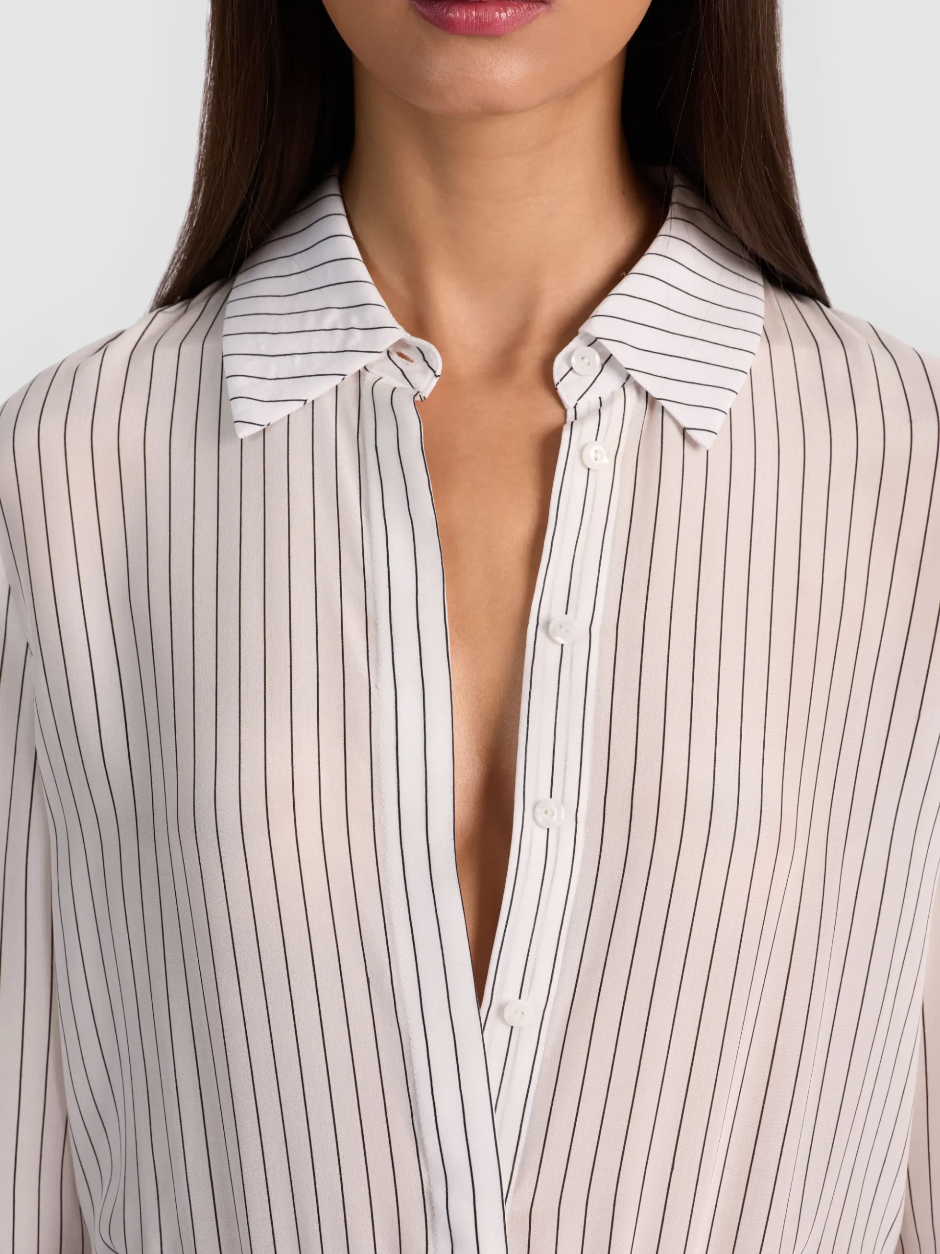 Alice and Olivia WILLA SILK BODYSUIT