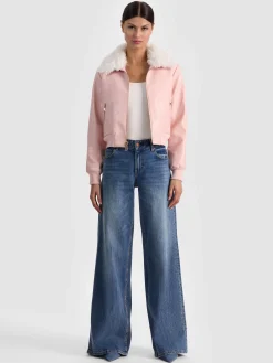 Alice and Olivia WILLARD VEGAN BOMBER