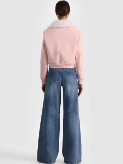 Alice and Olivia WILLARD VEGAN BOMBER